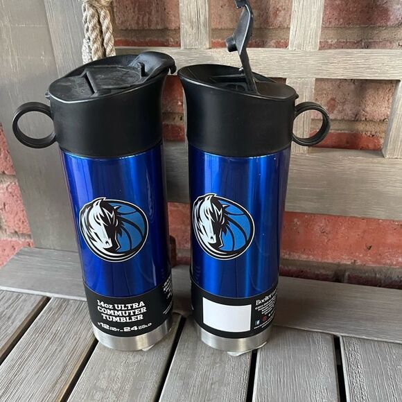 2 NBA hydroflasks Dallas Mavericks 14oz Ultra Tumbler licensed Bundle NWT MAVS - Picture 3 of 6